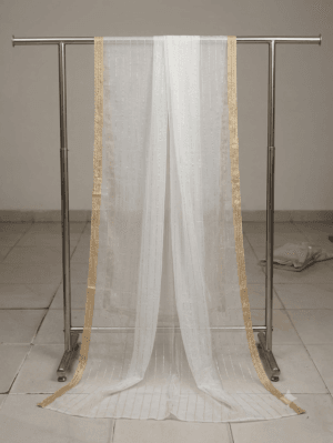 Premium Beige Organza Dupatta