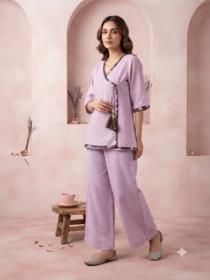Lilac Andrakha Lawn 2 Piece Suit – Ready to Wear