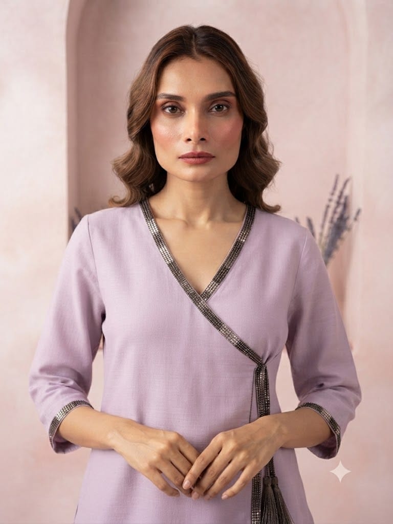 Lilac Andrakha Lawn 2 Piece Suit – Ready to Wear - Image 5