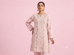 Lawn Pink Embroidered 2 Piece Suit - Unstitched